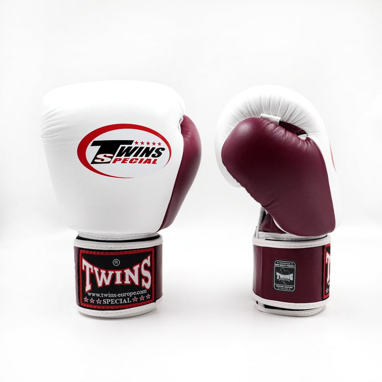 Twins Boxing gloves BGVL 3 White/Maroon