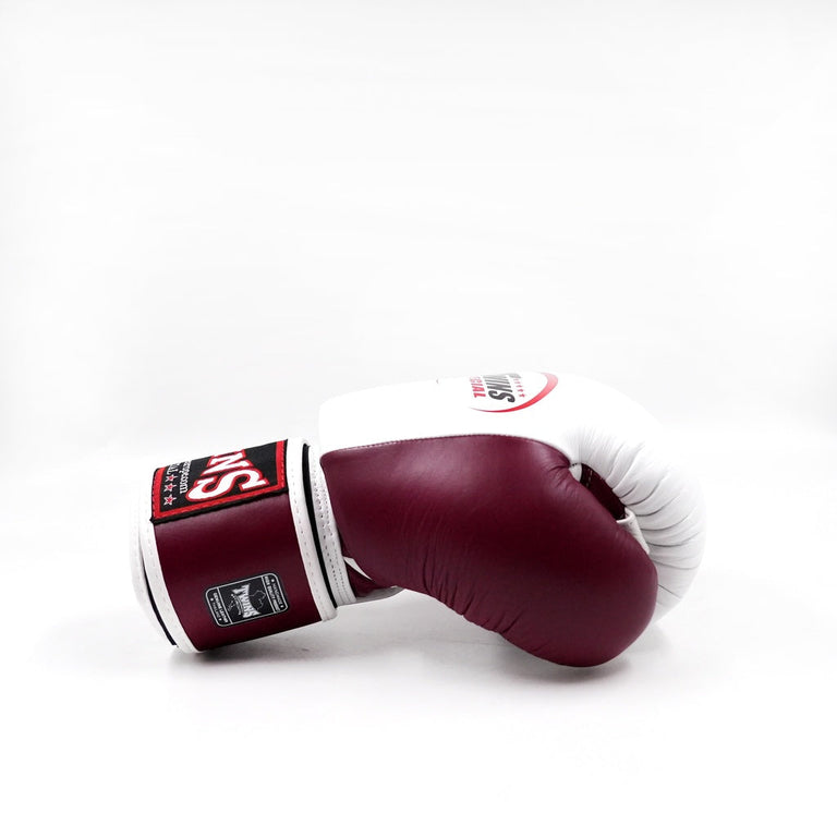 Twins Boxing gloves BGVL 3 White/Maroon