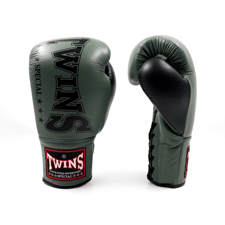 Twins Boxing Gloves BGLL 8 Army/Black