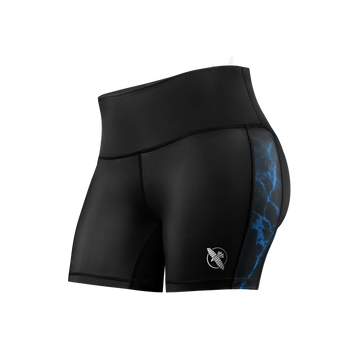Hayabusa UFC BJJ Women's Vale Tudo Shorts Black/Blue