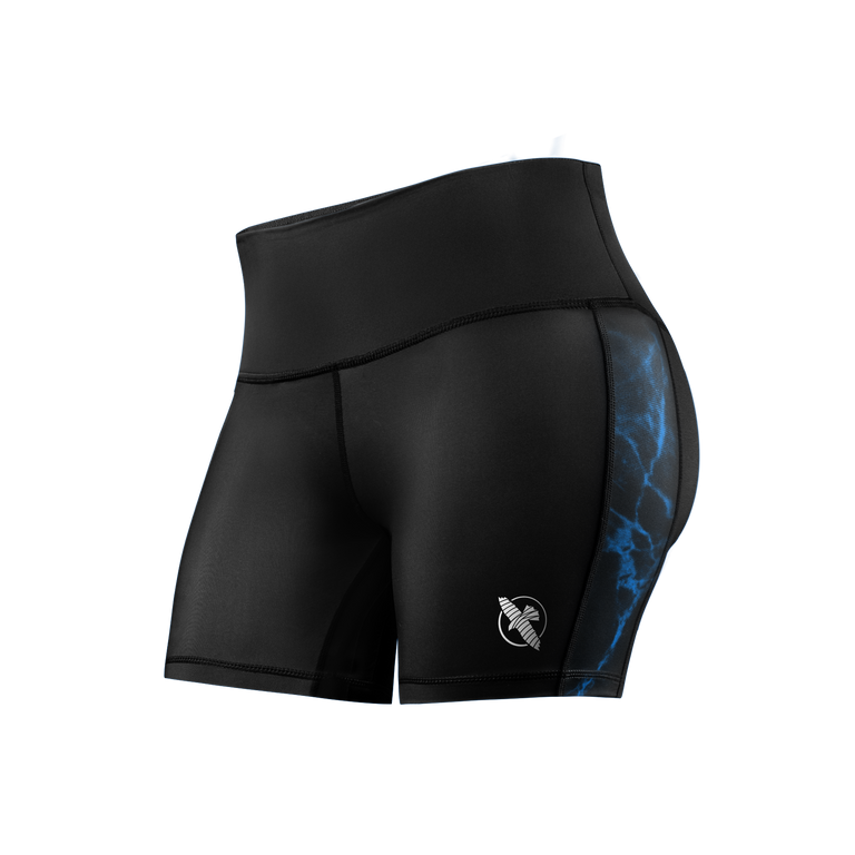 Hayabusa UFC BJJ Women's Vale Tudo Shorts Black/Blue