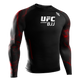 Hayabusa Rashguard UFC BJJ Long Sleeve Black/Red