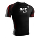 Hayabusa Rashguard UFC BJJ Short Sleeve Black/Red