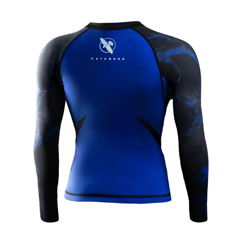 Hayabusa Rashguard UFC BJJ Women’s Long Sleeve Black/Blue