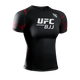 Hayabusa Rashguard UFC BJJ Women’s Short Sleeve Black/Red