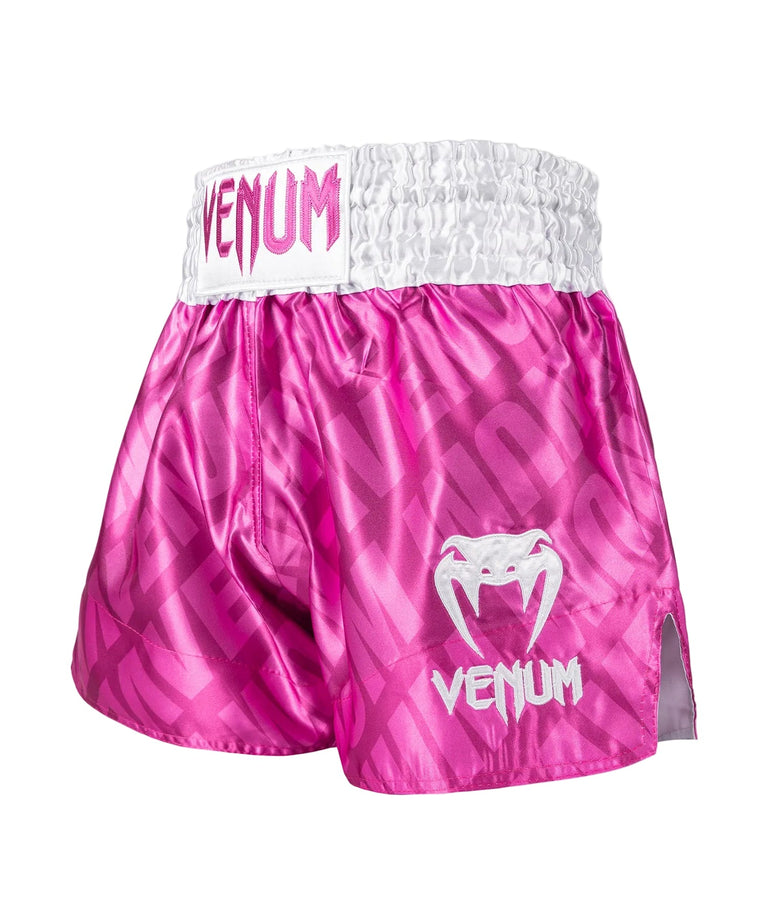 Venum Kickboxing Shorts Contender XT Muay Thai Candy Pink/White