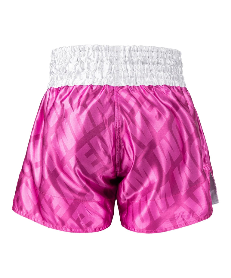 Venum Kickboxing Shorts Contender XT Muay Thai Candy Pink/White