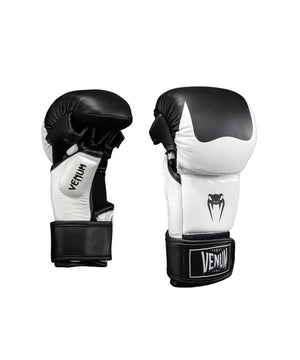 Venum Attack 2.0 MMA Gloves Leather Black/White
