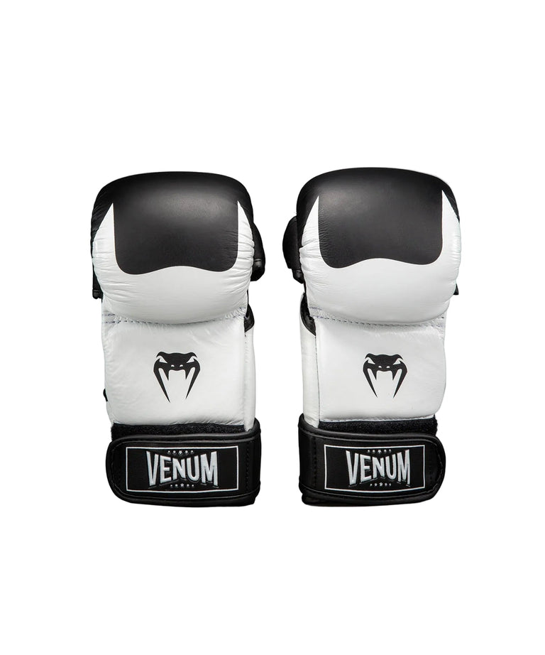 Venum Attack 2.0 MMA Gloves Leather Black/White