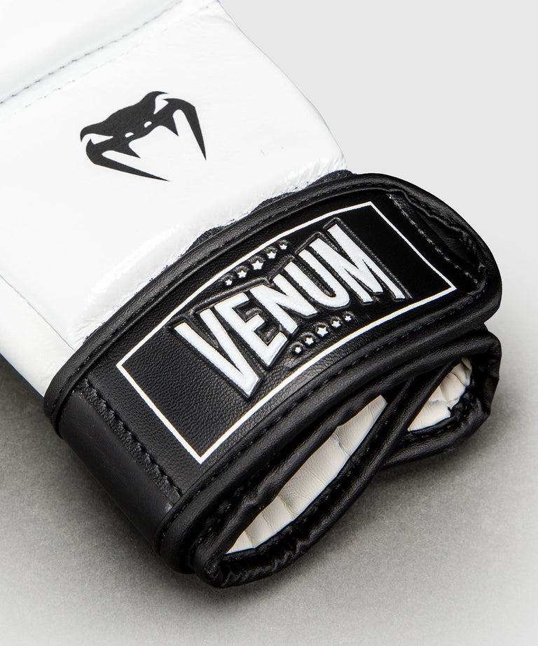 Venum Attack 2.0 MMA Gloves Leather Black/White