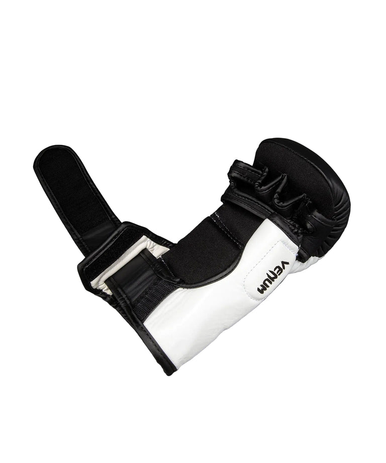 Venum Attack 2.0 MMA Gloves Leather Black/White