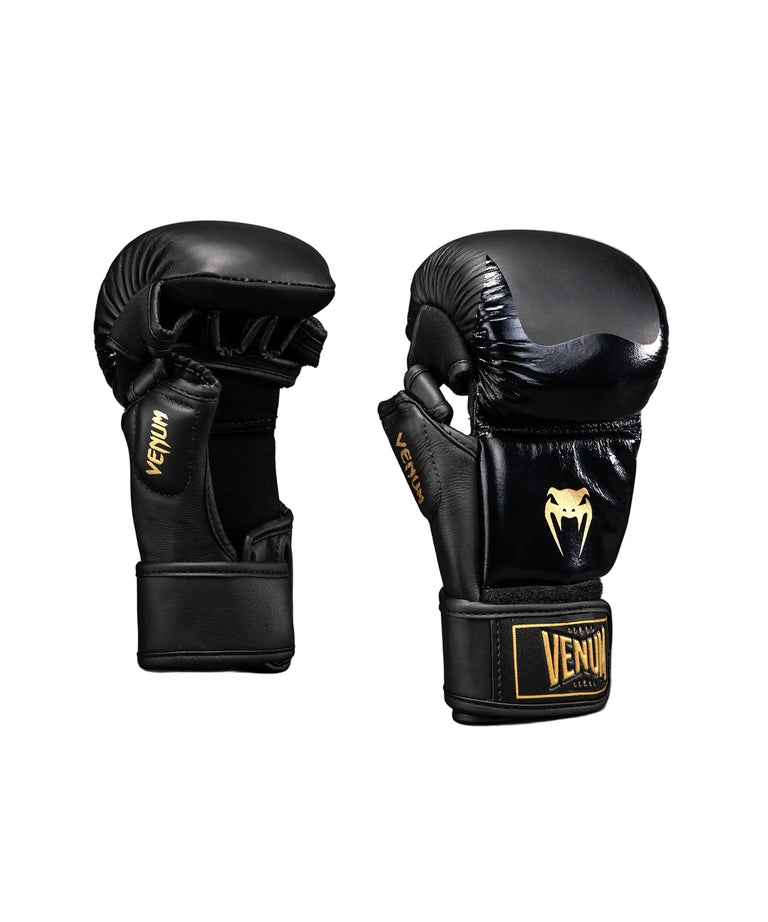 Venum Attack 2.0 MMA Gloves Leather Black/Gold