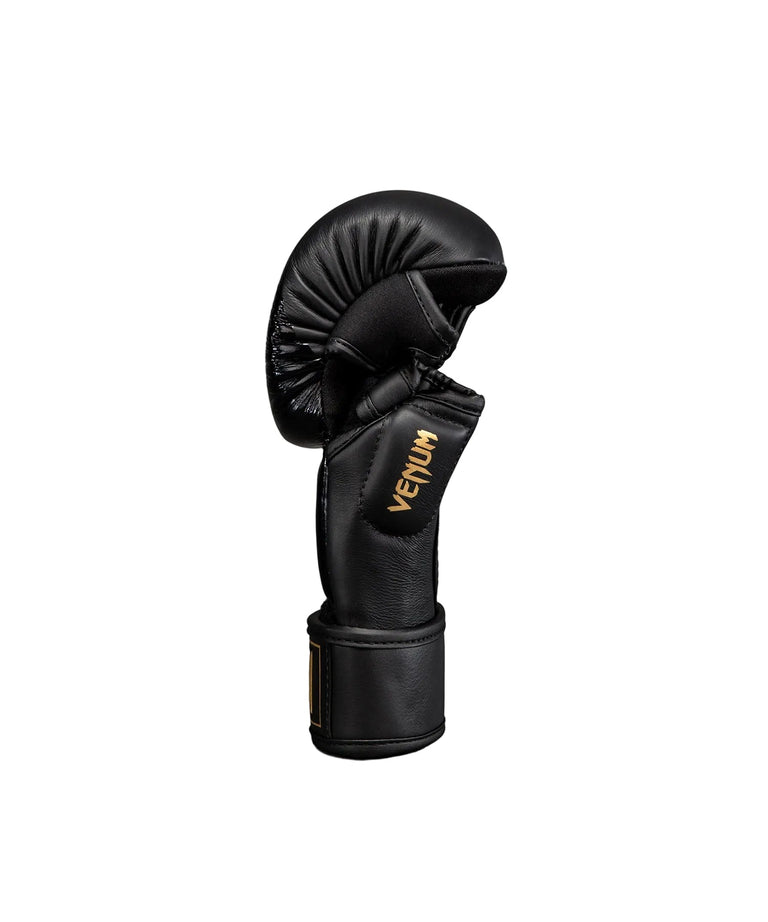 Venum Attack 2.0 MMA Gloves Leather Black/Gold