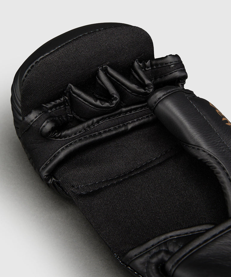 Venum Attack 2.0 MMA Gloves Leather Black/Gold