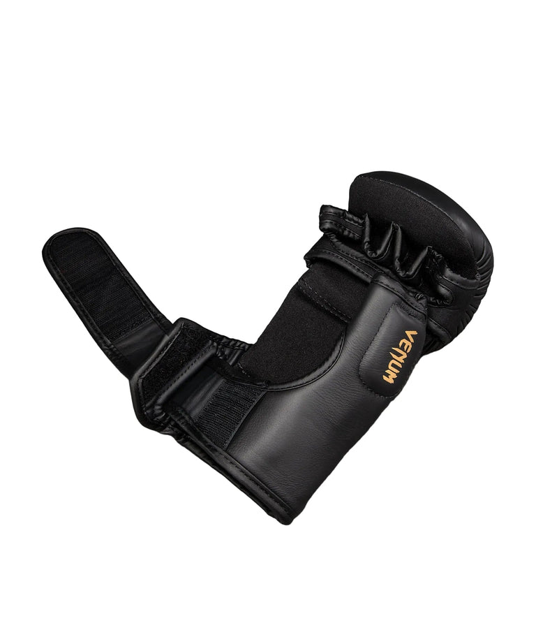 Venum Attack 2.0 MMA Gloves Leather Black/Gold
