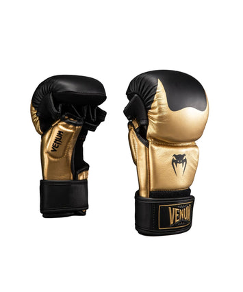 Venum Attack 2.0 MMA Gloves Leather Gold/Black