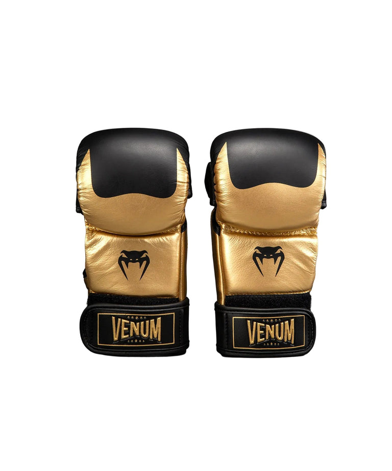 Venum Attack 2.0 MMA Gloves Leather Gold/Black