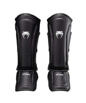 Venum Stealth Shin Guards Black/White