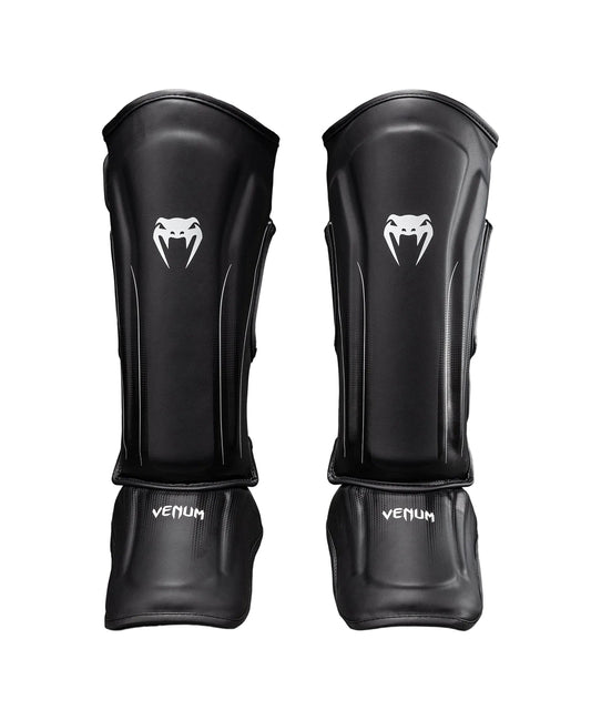 Venum Stealth Shin Guards Black/White