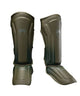 Venum Stealth Shin Guards Khaki/Green