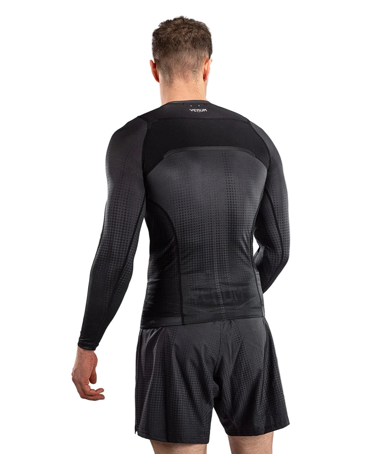 Venum Stealth Rashguard Long Sleeve Black/White