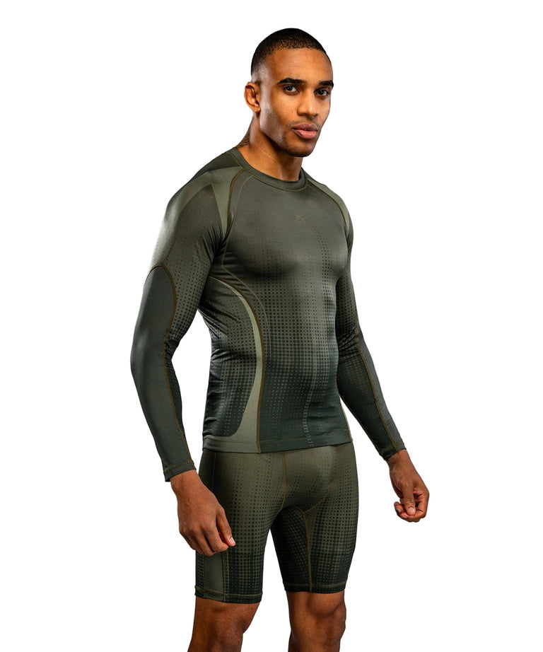 Venum Stealth Rashguard Long Sleeve Khaki/Green