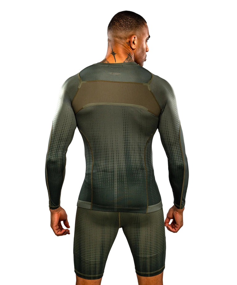 Venum Stealth Rashguard Long Sleeve Khaki/Green