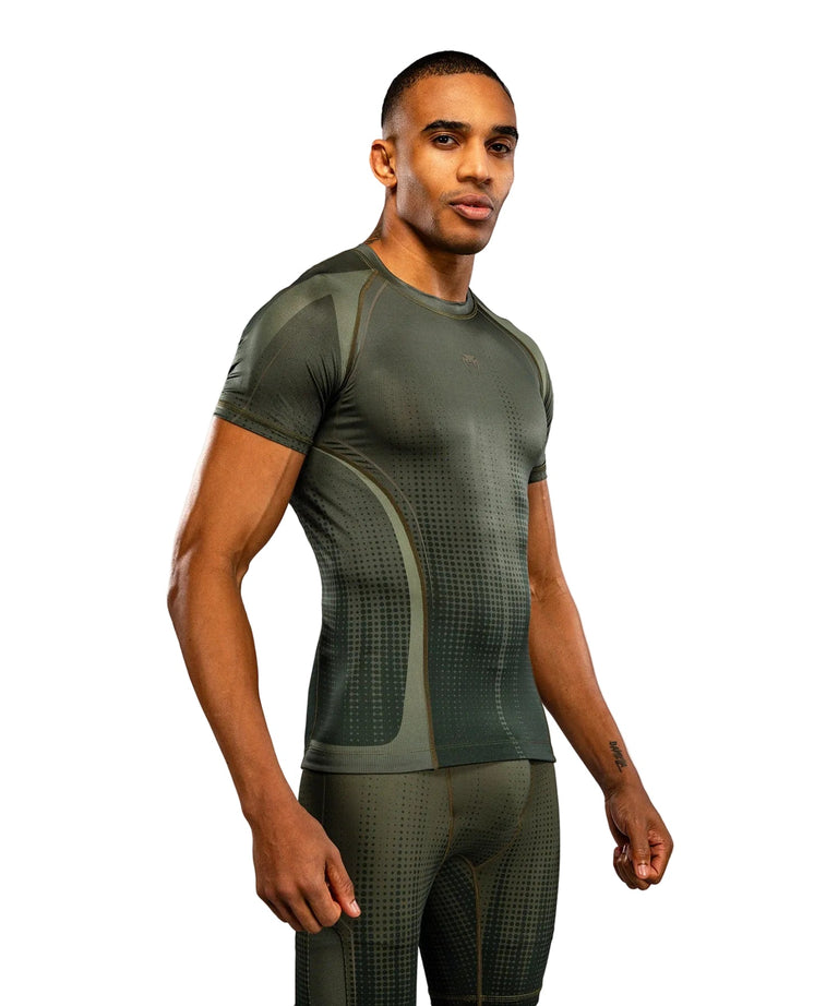 Venum Stealth Rashguard Short Sleeve Khaki/Green