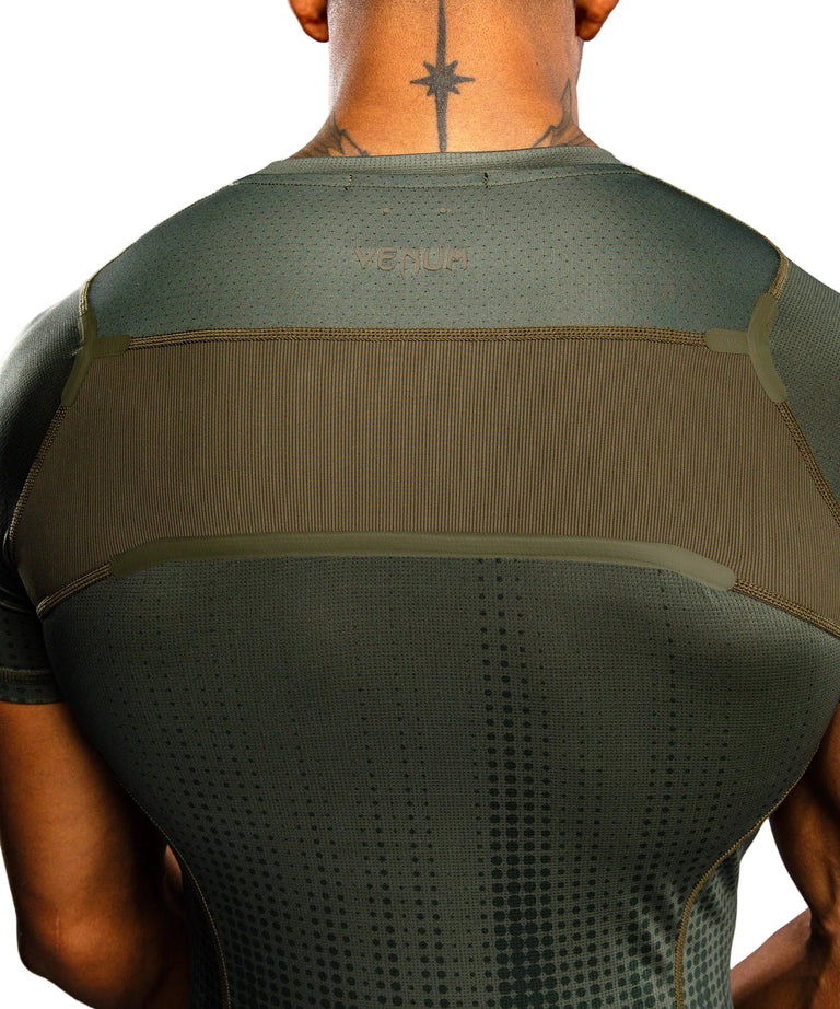 Venum Stealth Rashguard Short Sleeve Khaki/Green