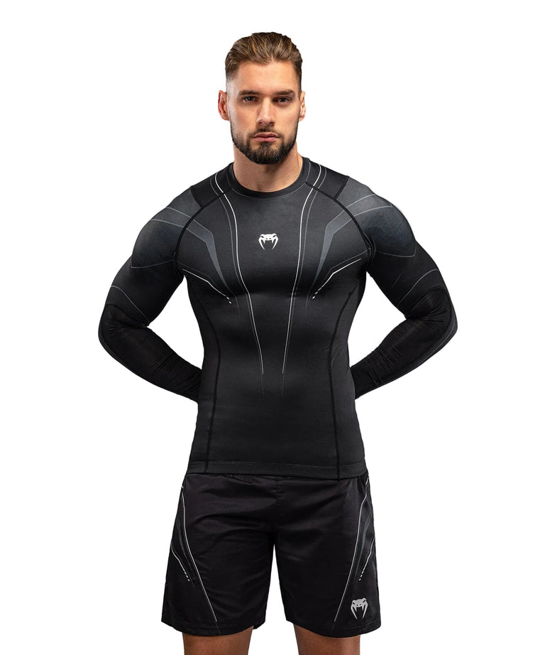 Venum Streamline Rashguard Long Sleeve Black/White