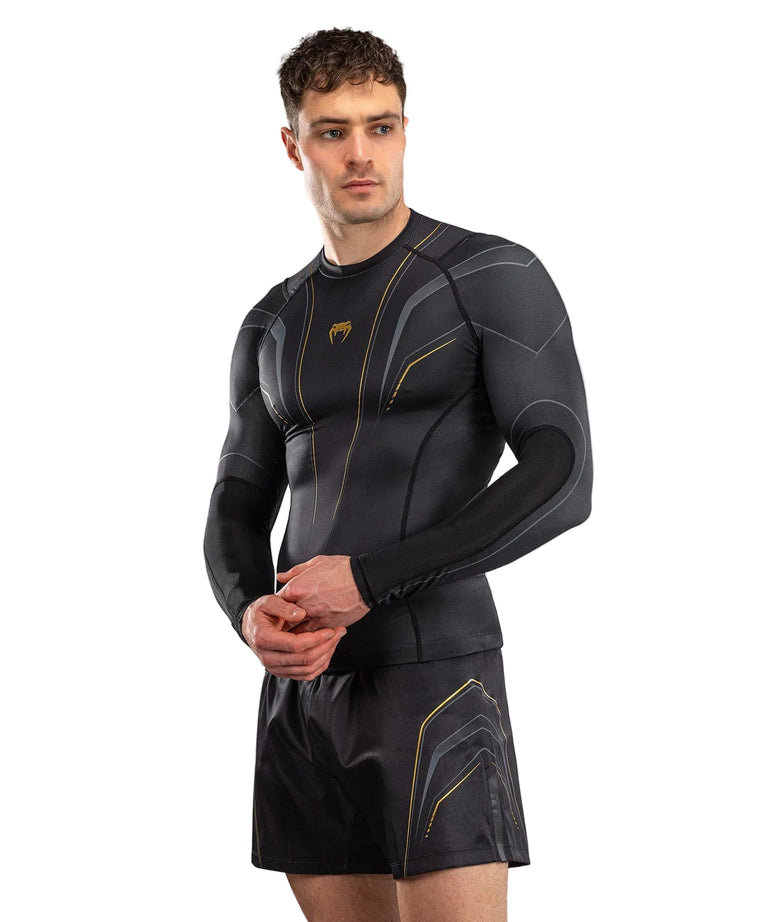 Venum Streamline Rashguard Long Sleeve Black/Gold