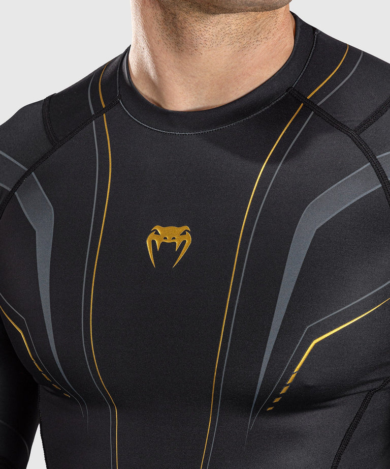 Venum Streamline Rashguard Long Sleeve Black/Gold