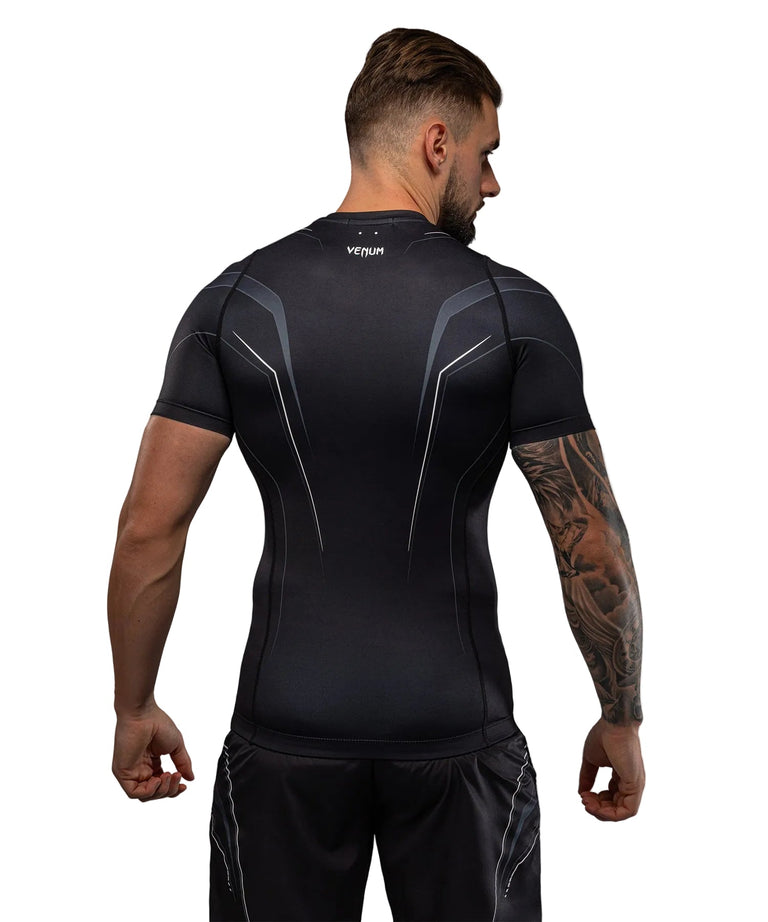 Venum Streamline Rashguard Short Sleeve Black/White