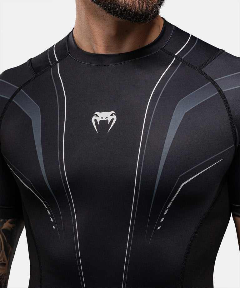 Venum Streamline Rashguard Short Sleeve Black/White