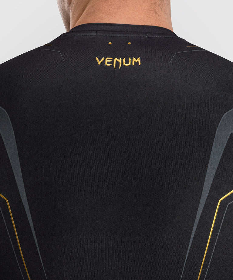 Venum Streamline Rashguard Short Sleeve Black/Gold