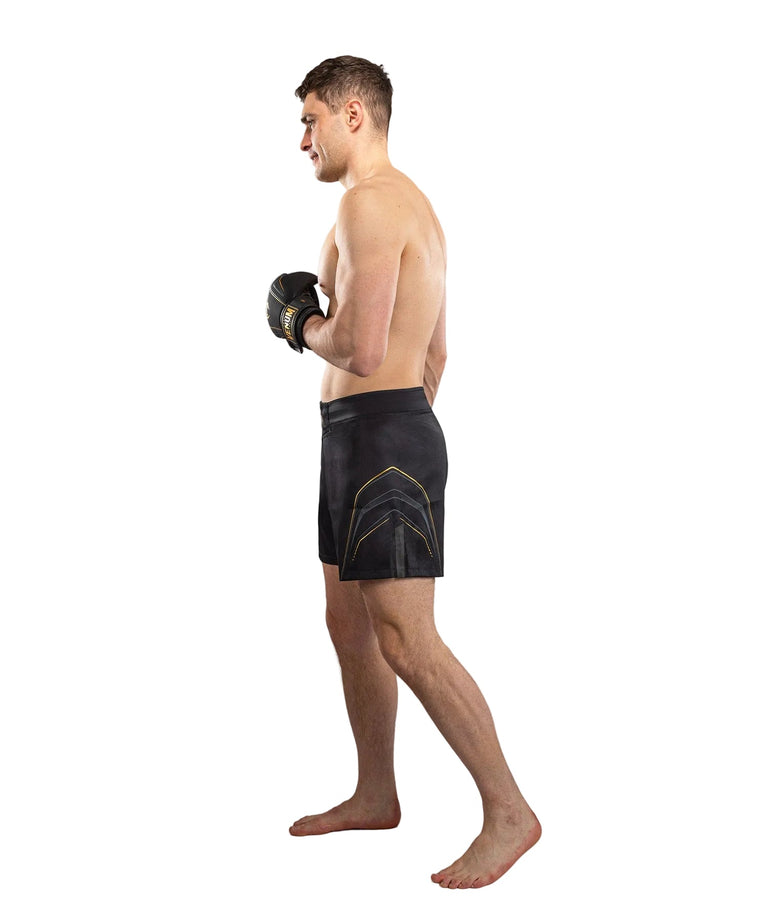 Venum Streamline Fight Shorts Black/Gold
