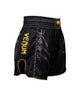 Venum Streamline Muay Thai Shorts Black/Gold