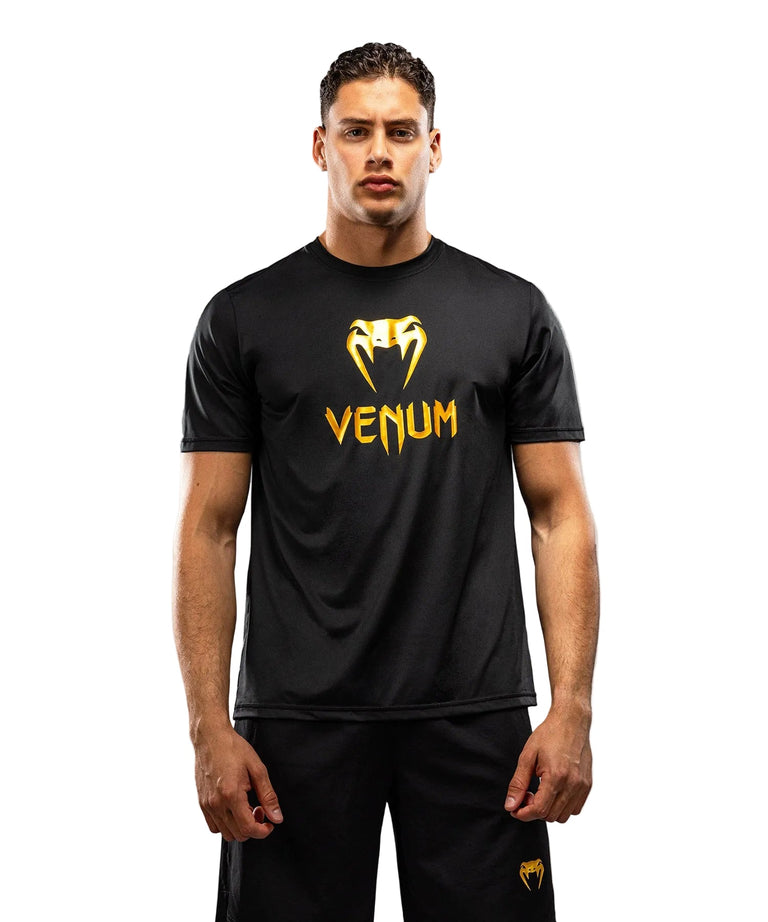 Venum Classic Dry Tech T-Shirt Black/Gold