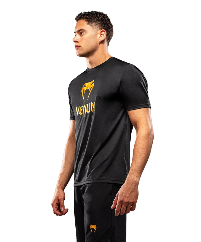 Venum Classic Dry Tech T-Shirt Black/Gold