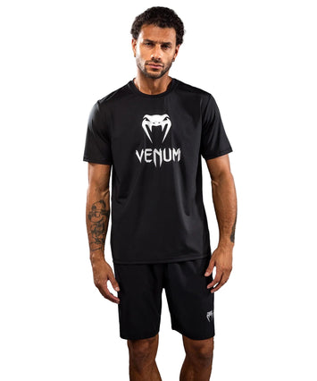 Venum Classic Dry Tech T-Shirt Black/Silver