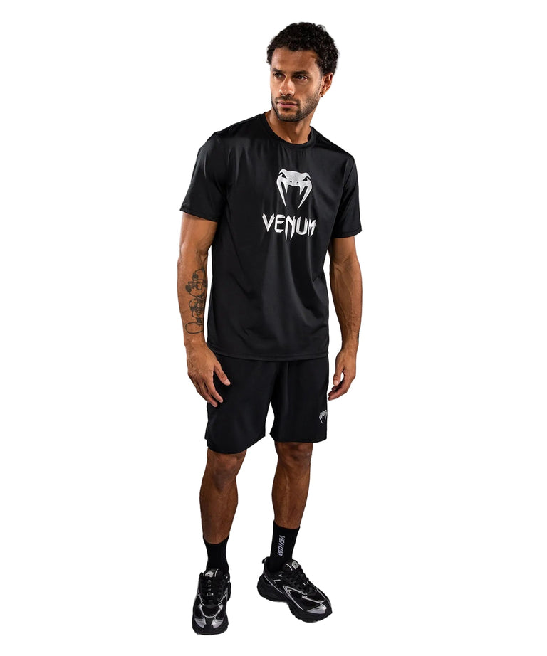 Venum Classic Dry Tech T-Shirt Black/Silver