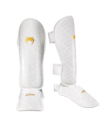 Venum Contender 1.5 XT 3D Shin Guards White/Gold