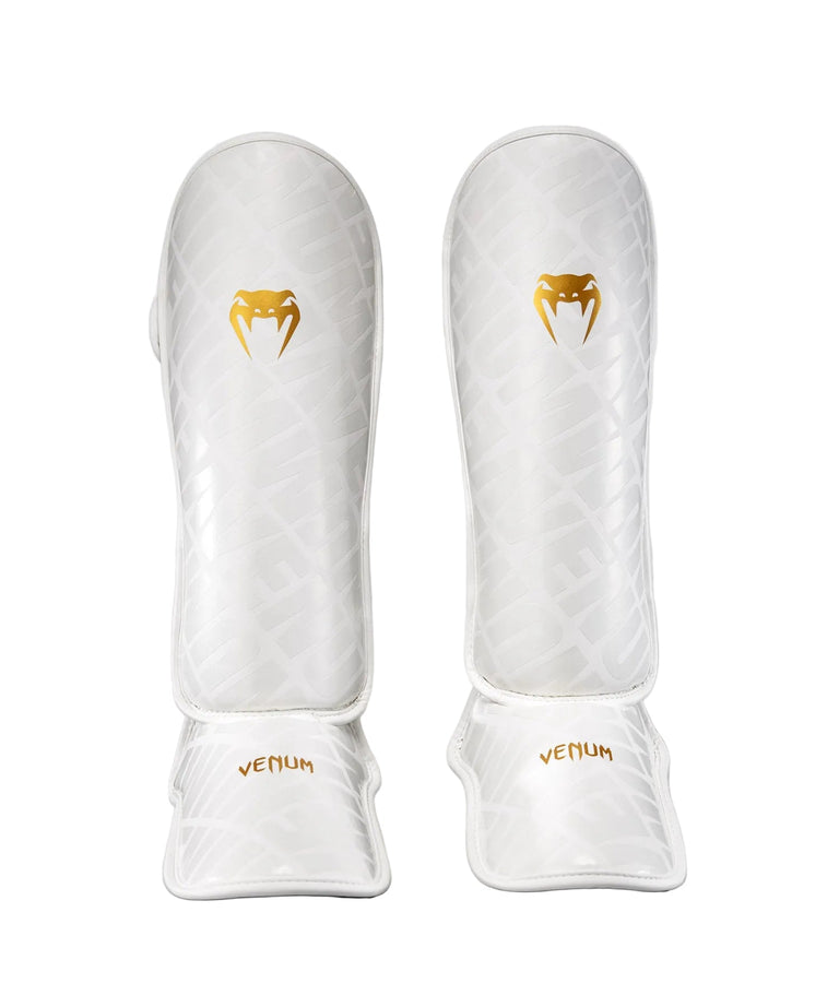 Venum Contender 1.5 XT 3D Shin Guards White/Gold