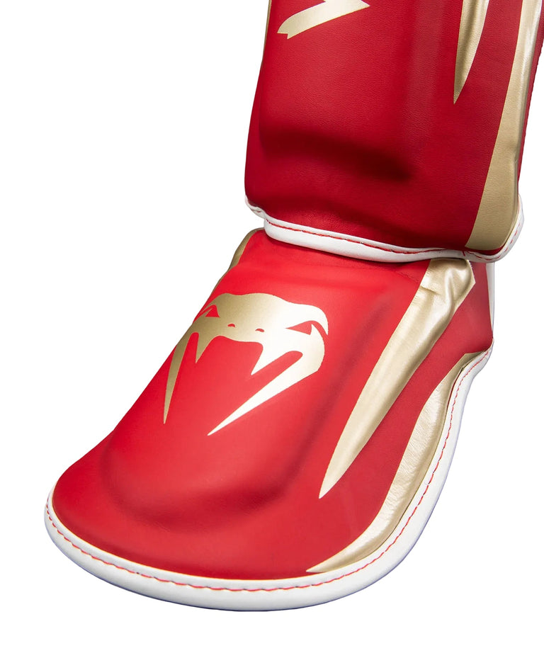 Venum Shin Guards Elite Red