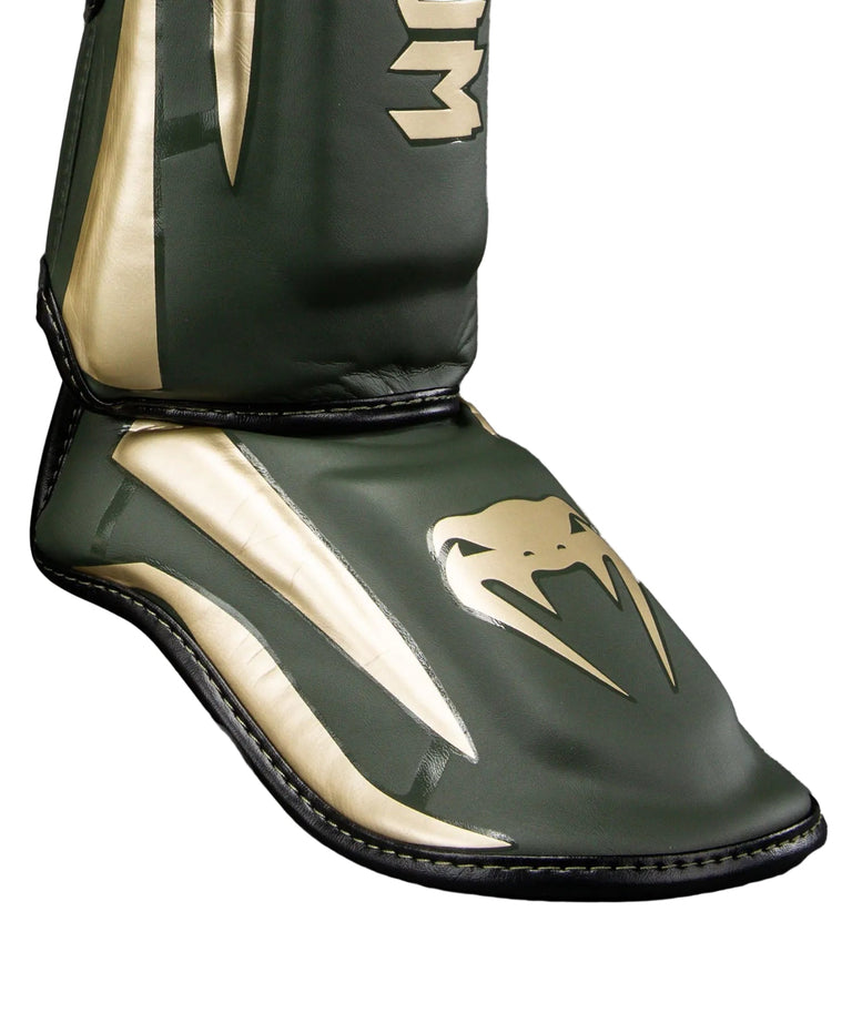Venum Shin Guards Elite Khaki