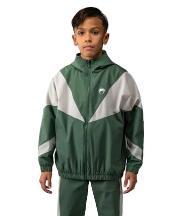 Venum Vectra Track Jacket Kids Forest Green/Off White