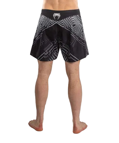 Venum Midnight Fury Fightshort Black/Grey/Silver