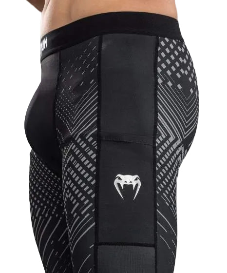 Venum Midnight Fury Spats Black/Grey/Silver