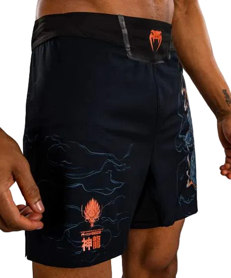 Venum Thunder Dragon FightShorts Black/Grey/Copper