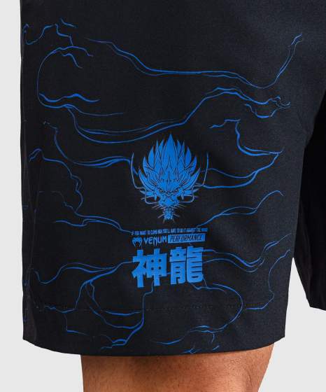 Venum Thunder Dragon Training Shorts Black/Royal Blue
